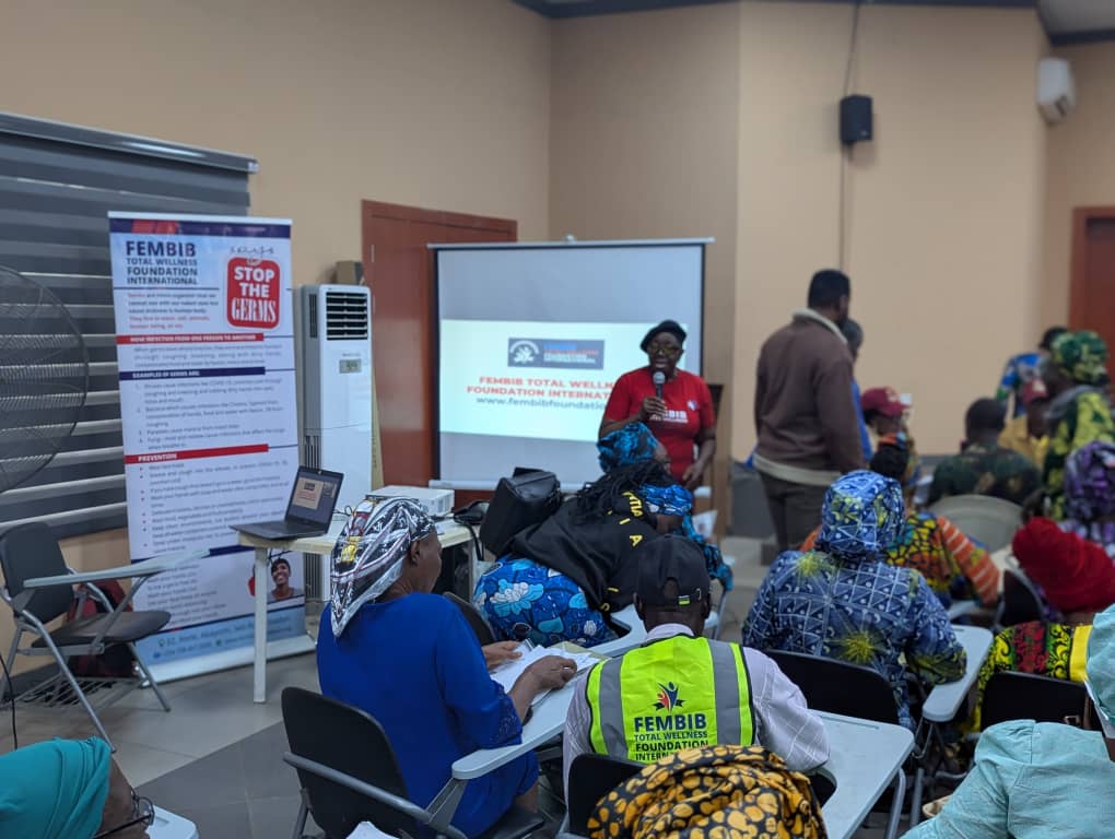 Environmental sanitation outreach presentation session.